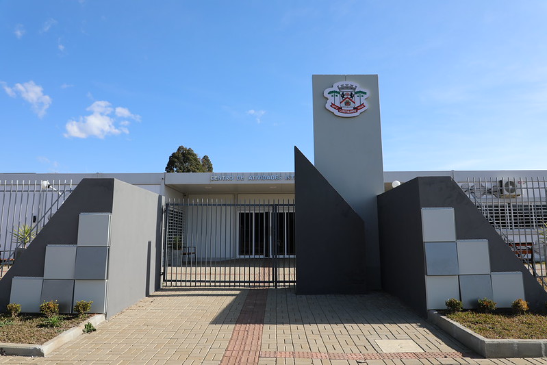Fachada da Escola do Futuro em Curitibanos